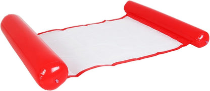 Hamac de Piscine Gonflable Flottant Pliable-SAINTEVE -110 x 80 x 18 cm- 1 place-Rouge