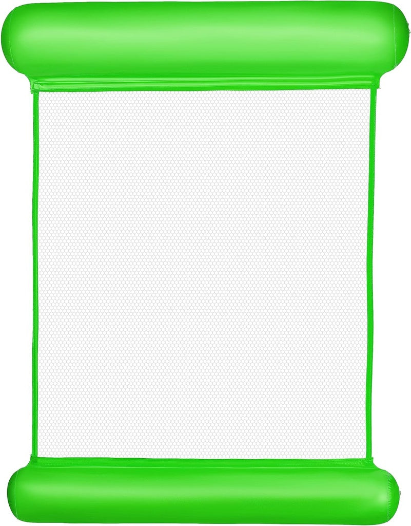 Hamac de Piscine Gonflable Flottant Pliable-SAINTEVE -110 x 80 x 18 cm- 1 place-Vert