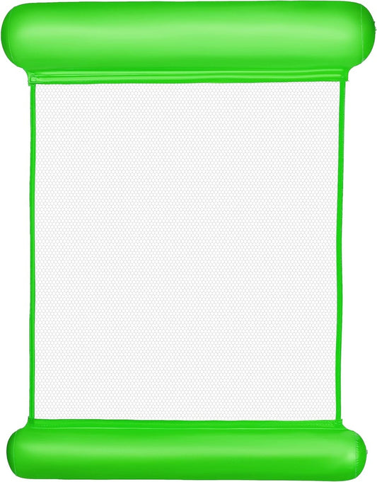 Hamac de Piscine Gonflable Flottant Pliable-SAINTEVE -110 x 80 x 18 cm- 1 place-Vert