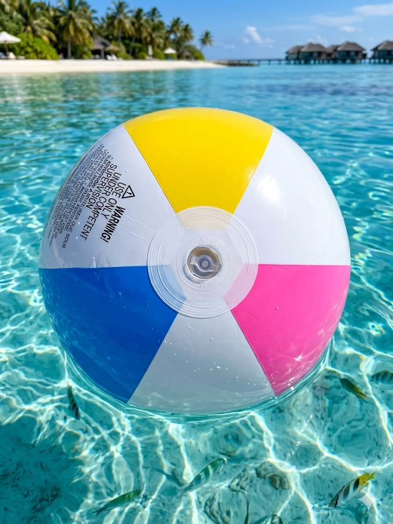 Ballon Gonflable Intex Multicolore Design mer - D 61 cm