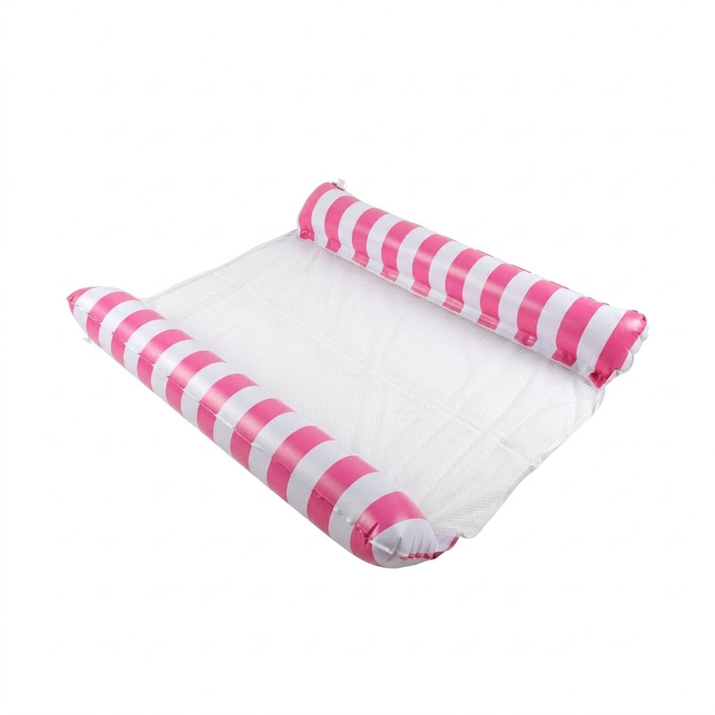 Hamac de Piscine Gonflable Flottant Pliable--SAINTEVE-138 x 132 x 20 cm- 2 places-Rose