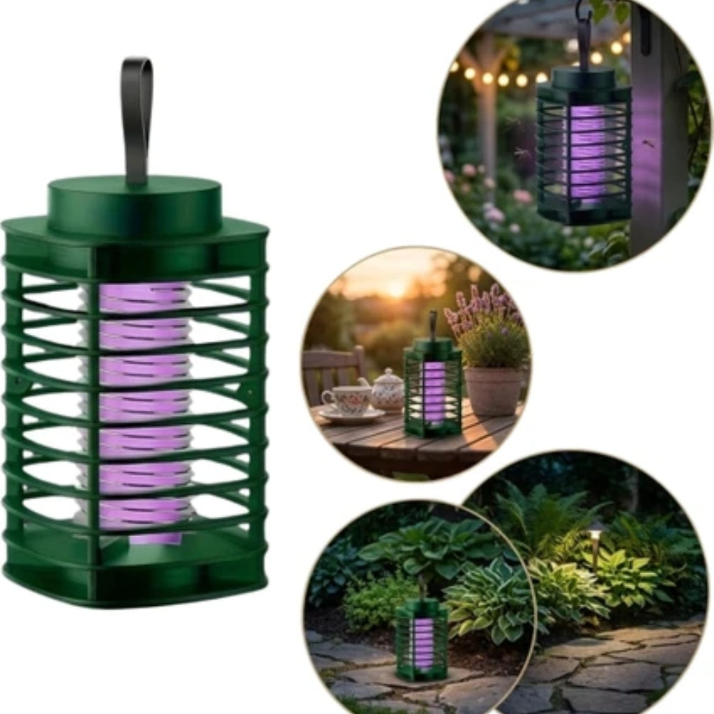 Lampe Anti-Moustique Électrique Y20 – UV 390 nm – Rechargeable & Suspendue - Vert