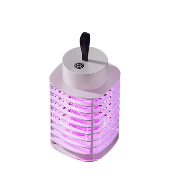 Lampe Anti-Moustique Électrique Y20 – UV 390 nm – Rechargeable & Suspendue - Blanc