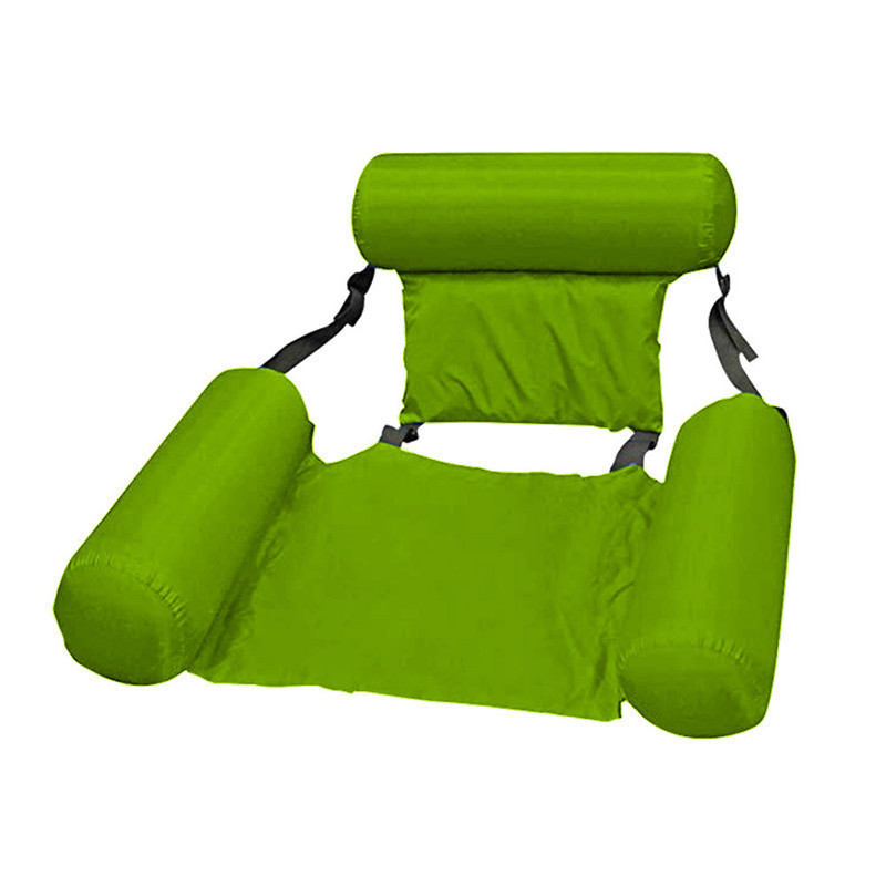 Chaise Gonflable Pliable Pour Piscine et Plage – 120 x 100 cm – Vert